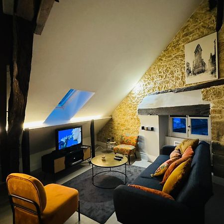 Appartement* Authentique Meuble Sarlat Coeur Ville المظهر الخارجي الصورة